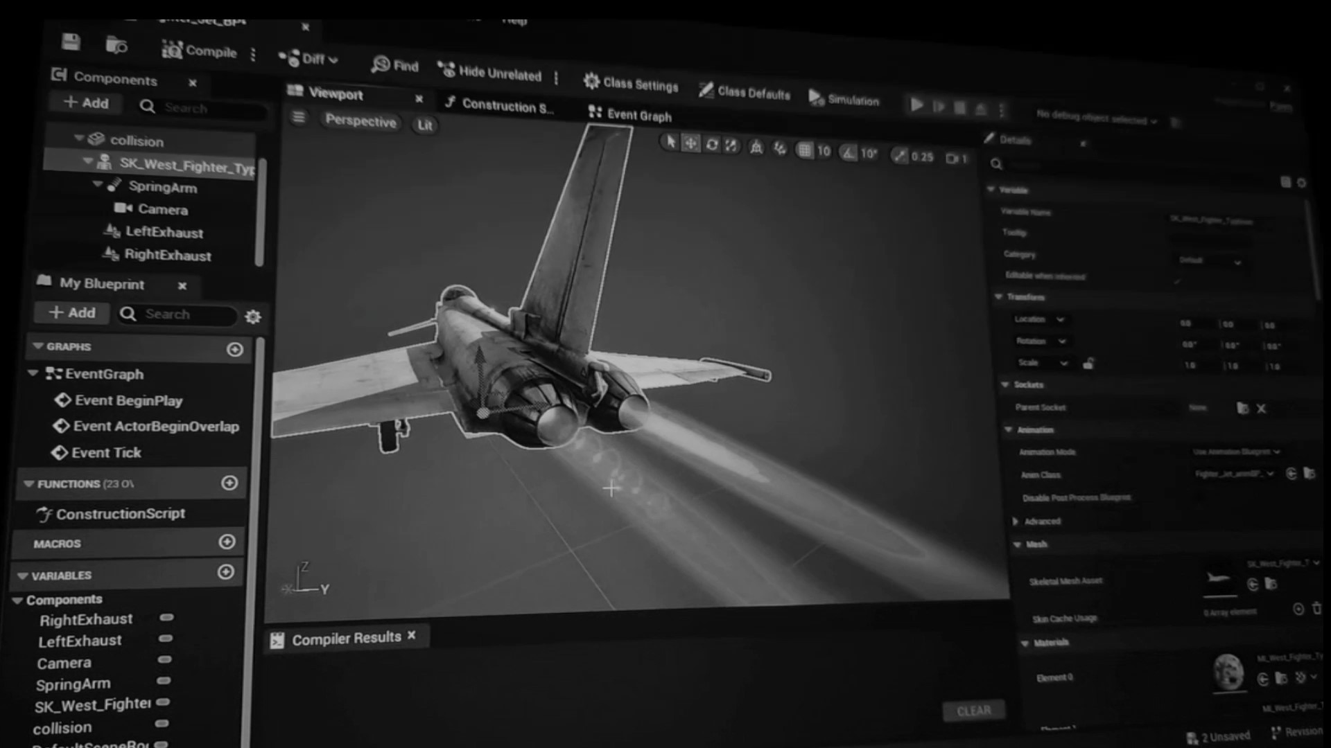 Real-time game development environment preview